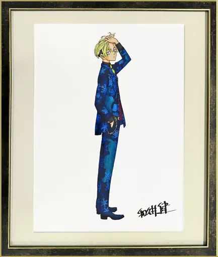 未開封 送料無料 東京卍リベンジャーズ サイン入り 複製原画 松野千冬 和久井健 中古】セル画・原画 付属品付)TOKYO 卍 REVENGERS EXHIBITION