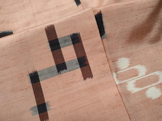 平和屋着物□上質な紬 絣文様 正絹 逸品 未使用 CAAR2397yc - メルカリ 