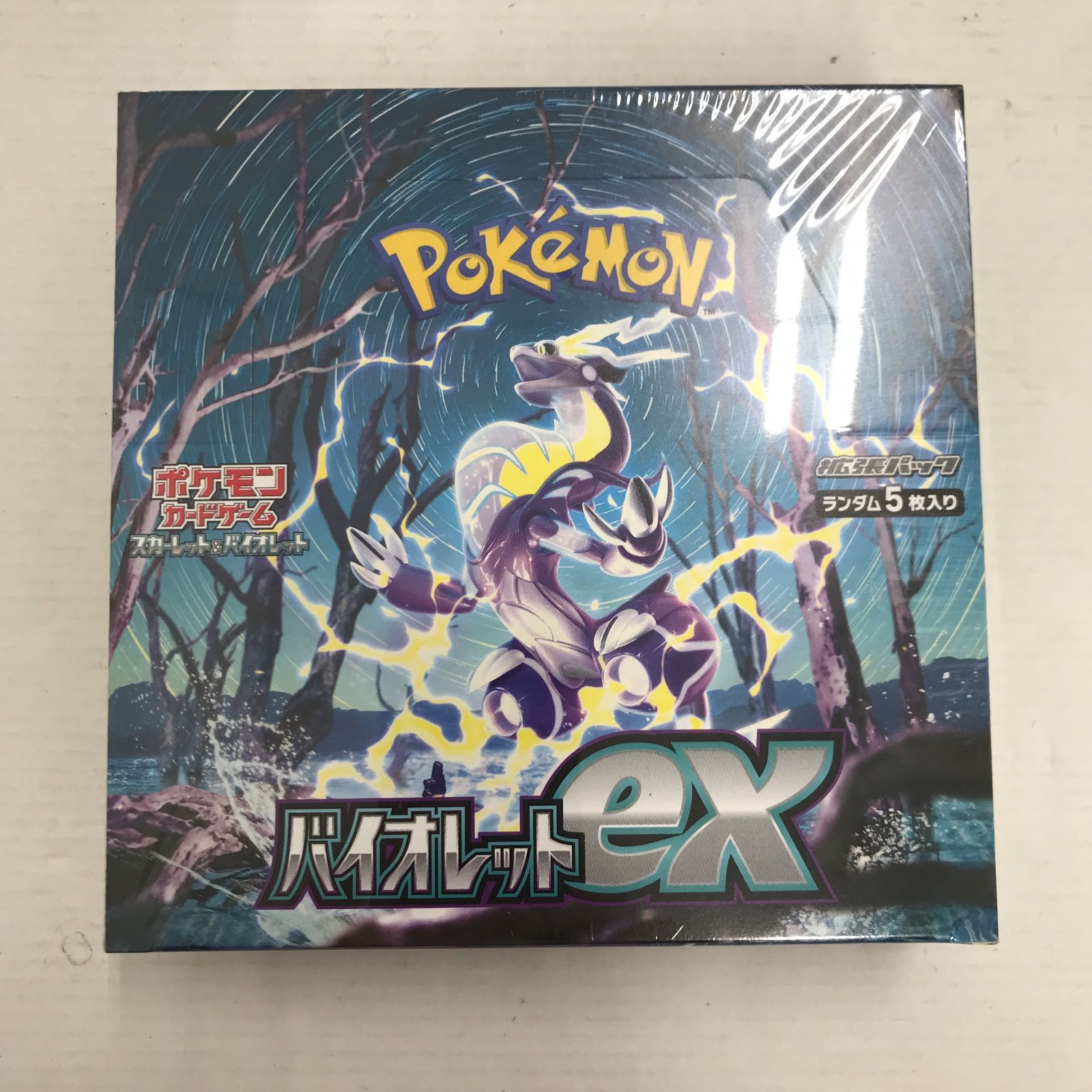 02m2135 ポケモンカードゲーム 拡張パック バイオレットex BOX シュリンク付き スカーレット＆バイオレット ポケカ ボックス PCGSV  中古品 - メルカリ