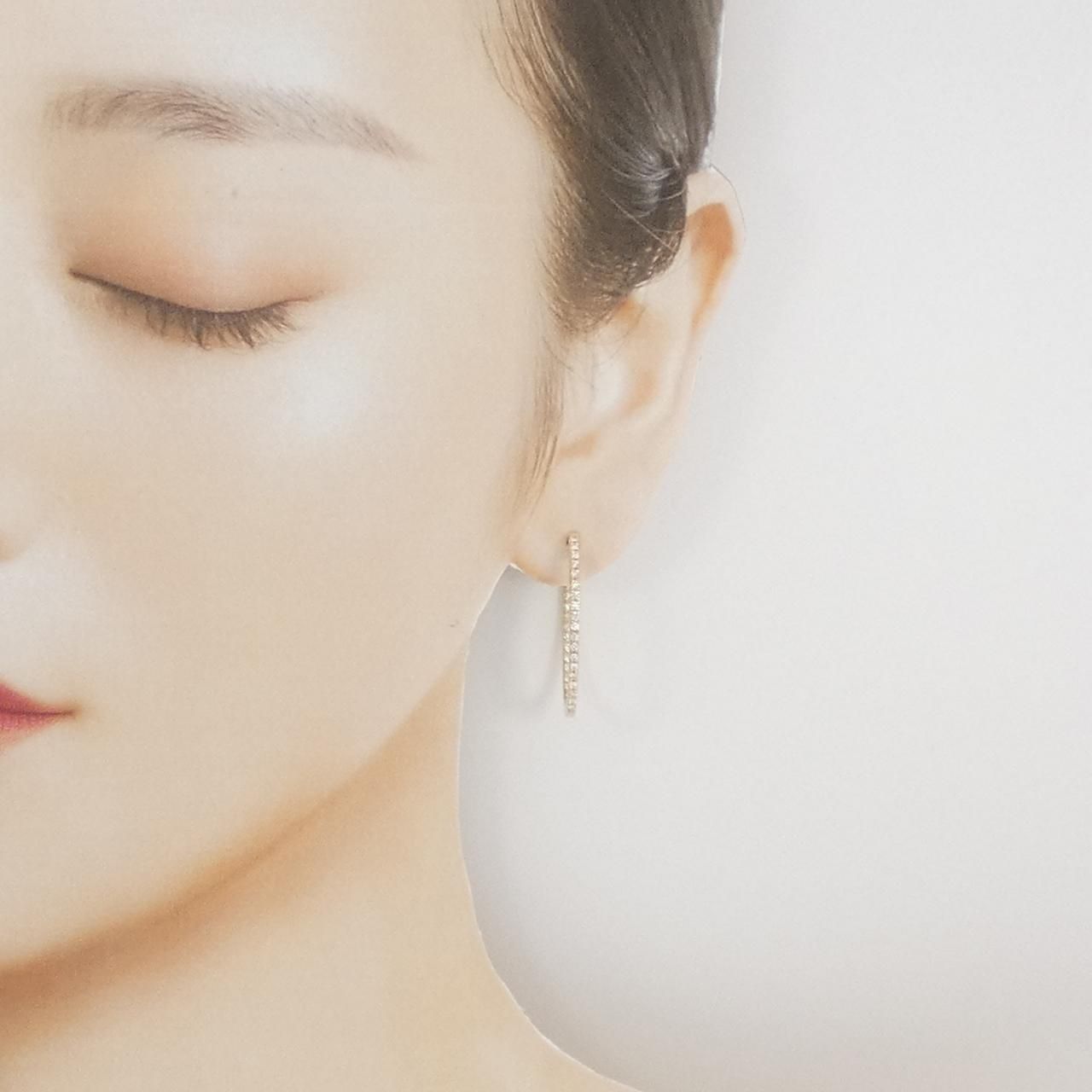 ポンテヴェキオ ダイヤモンド ピアス 0.30CT 片耳 FORTGASGNV_COM_BR