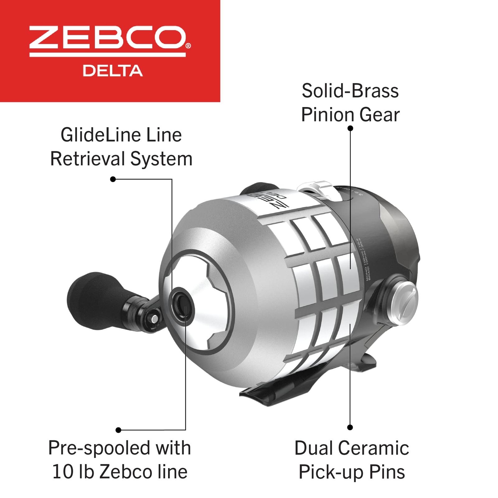 Zebco デルタ スピンキャスト フィッシングリール サイズ30 リール