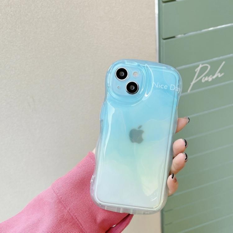 iPhone15 ケース iPhone15Pro ケース グラデーション なみなみ