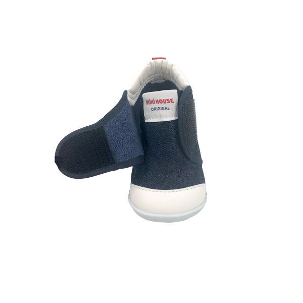 ミキハウスmikihouseくまステッチ ファーストベビーシューズ