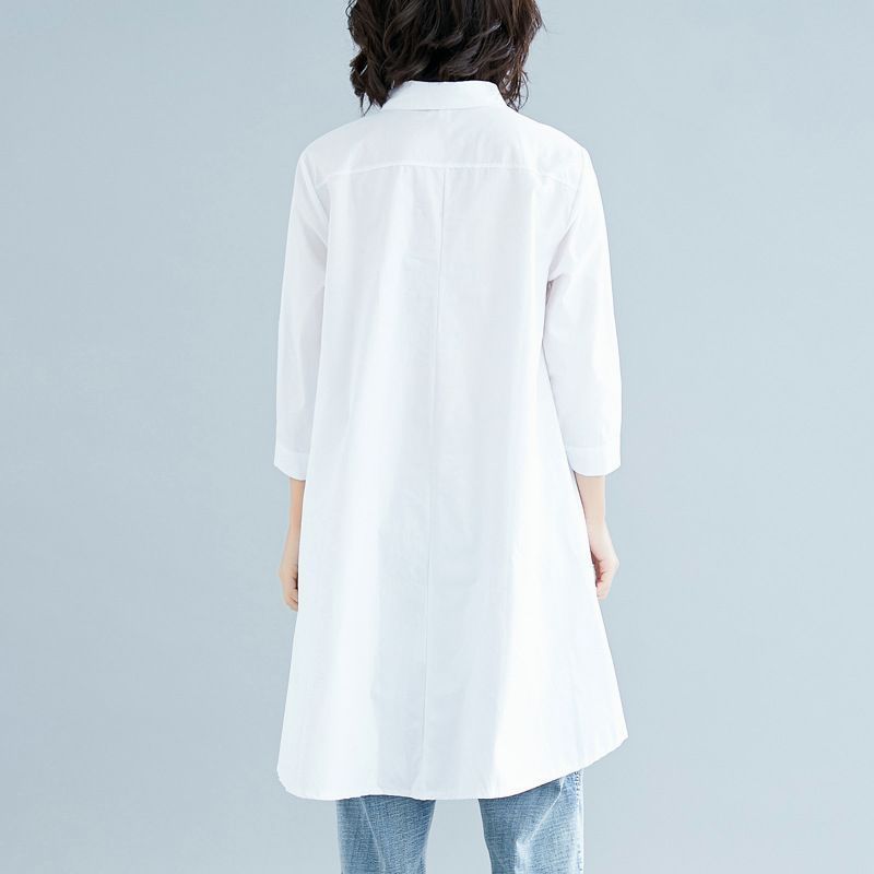 シャツ ロングシャツ フレア レディース トップス チュニック