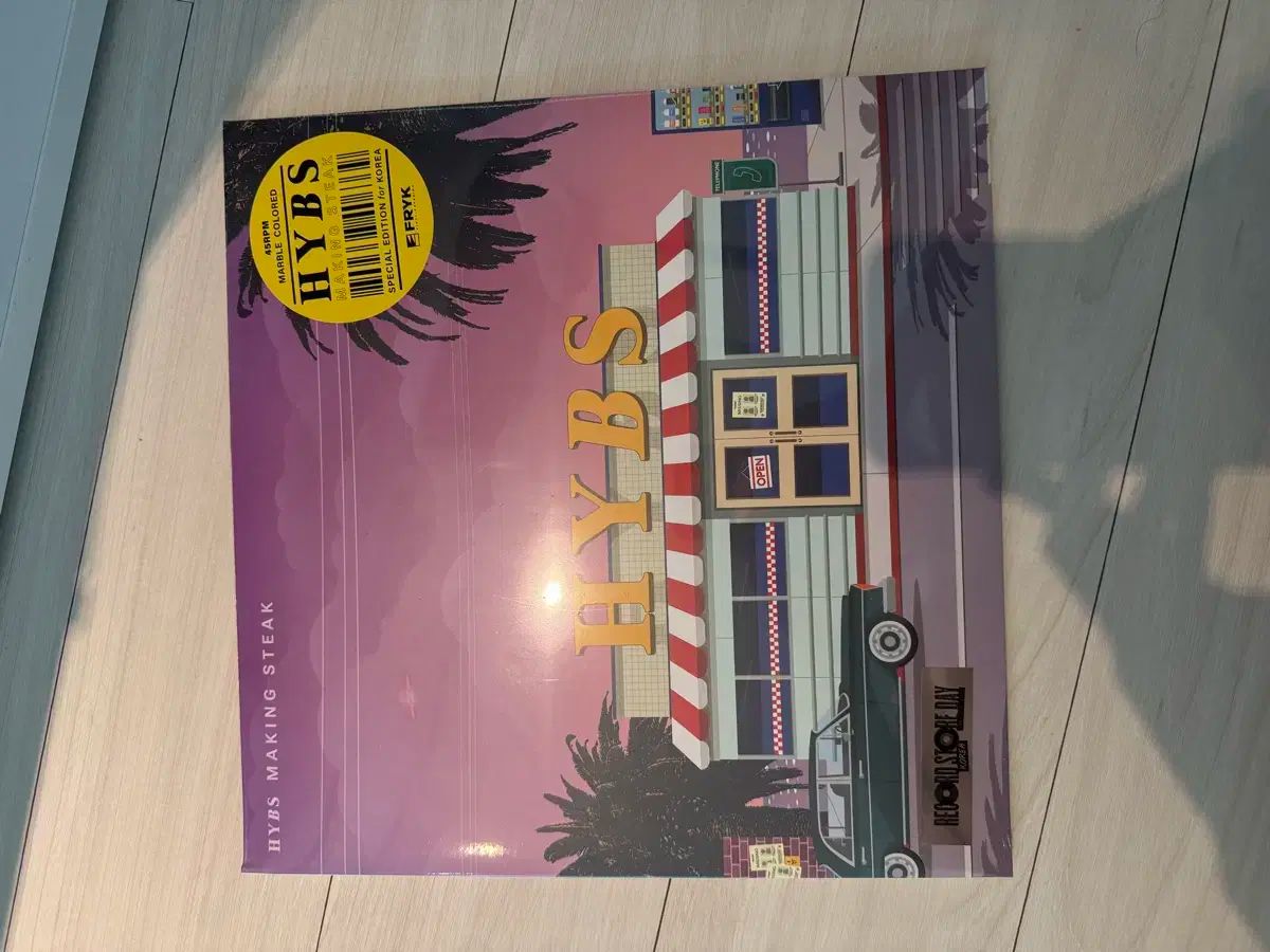 HYBS lp 未開封 韓国 RSD 版 盤 期間 ピンクマーブル