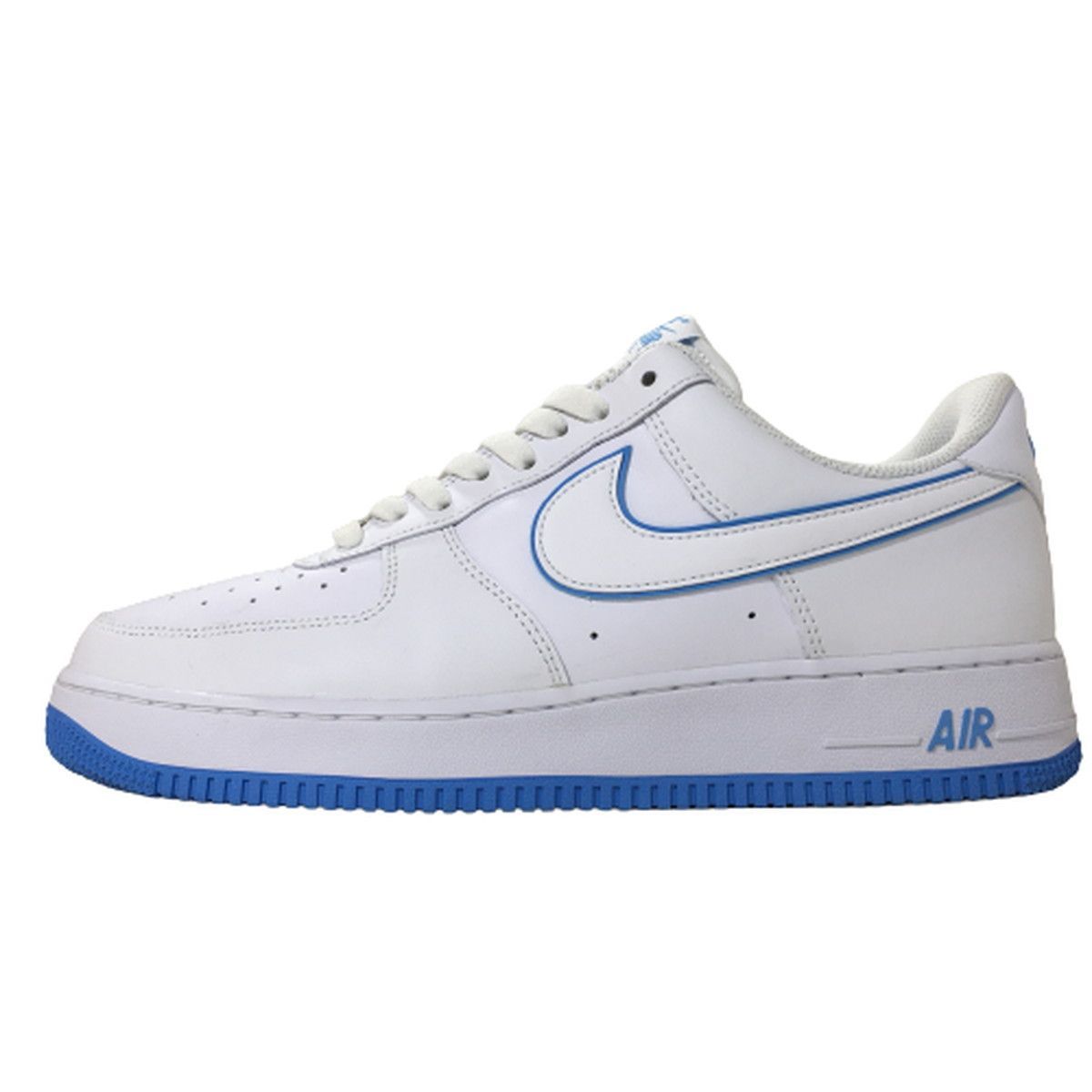 ほぼ未使用品 ナイキ NIKE AIR FORCE 1 LOW WHITE AND UNIVERSITY BLUE