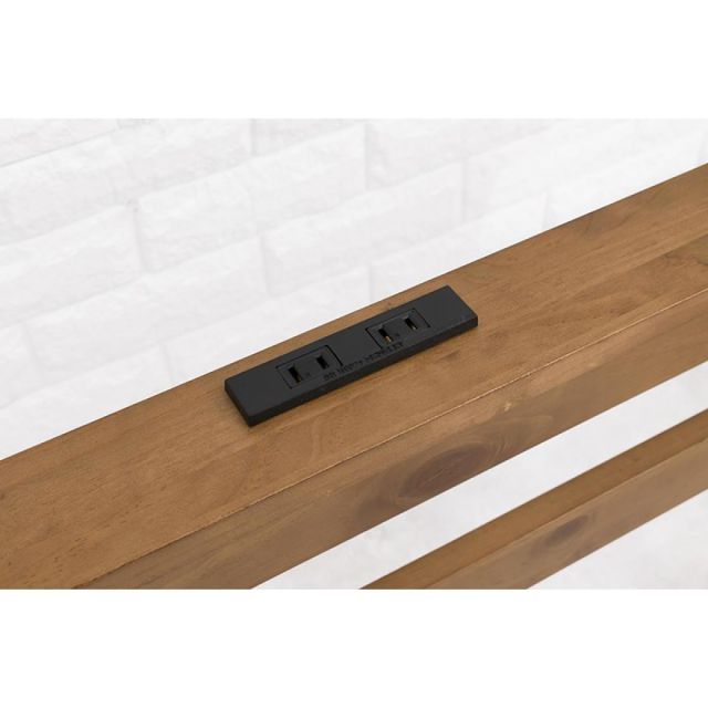 萩原 Hagihara MB-5108S-LBR シングルベッド 新生活 インテリア 家具おしゃれ