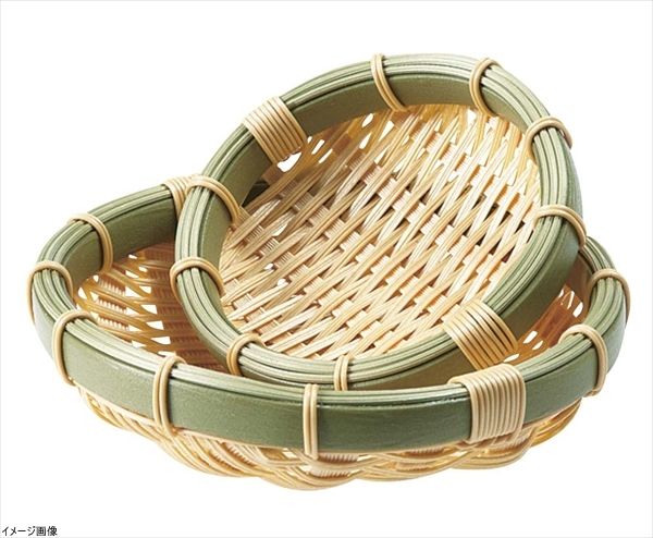 【新品】ざる 身竹 丸 深 60号 干し野菜 干物 食洗機対応 樹脂 約φ60×15cm 91-058H