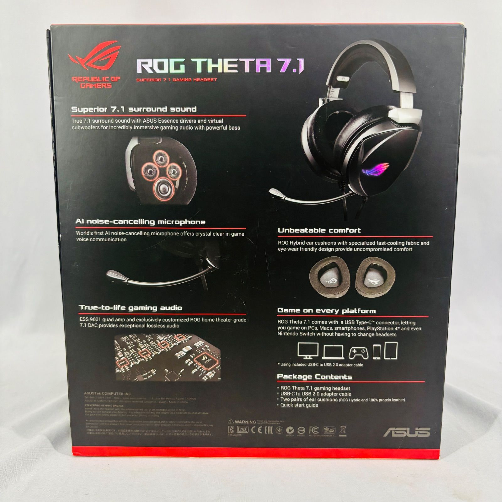 ROG THETA 7.1 ゲーミングヘッドセット ROG Theta 7.1 | ヘッドセット,Audio | ROG Japan