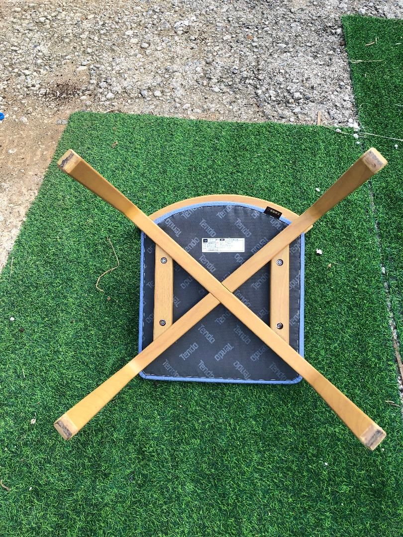 ○天童木工 椅子 イス 4脚 セット T-5348WB-ST型 天然木製フレーム ○