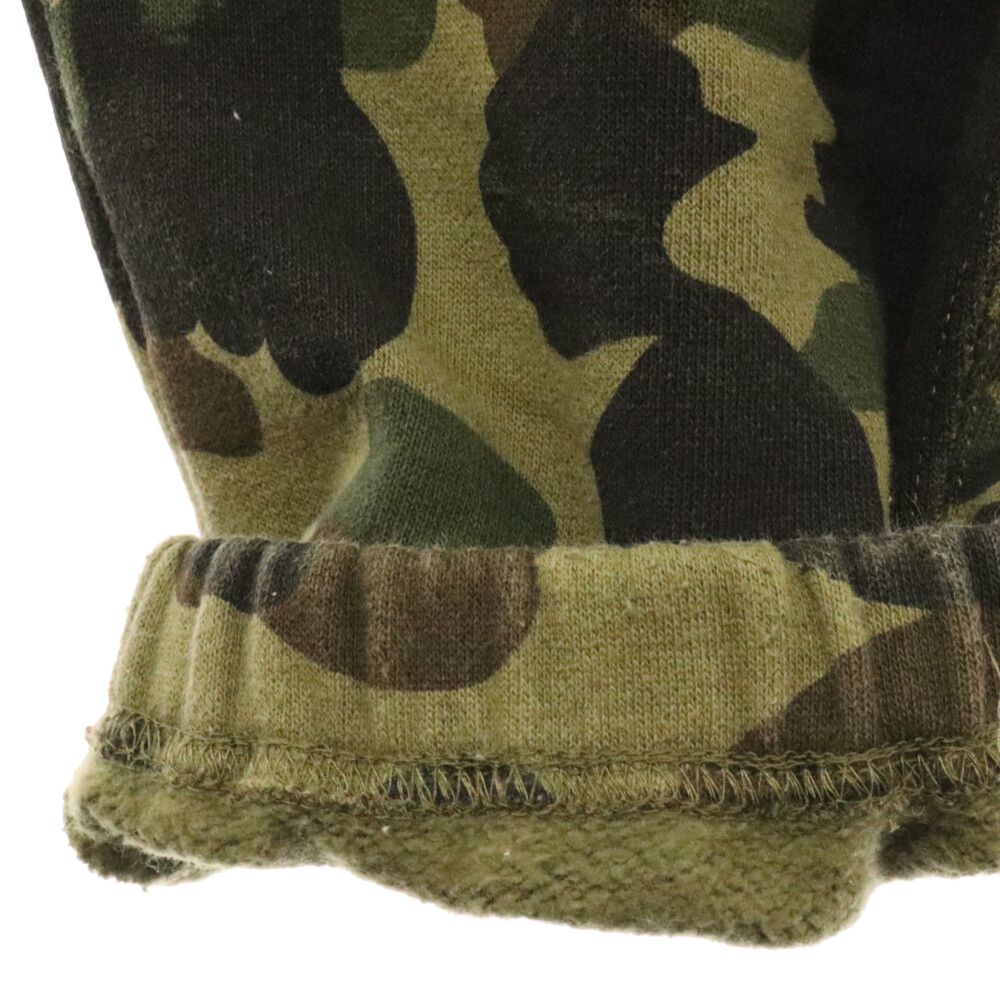 A BATHING APE (アベイシングエイプ) 1st CAMO WIDEFIT SWEATPANTS ファーストカモ  ワイドフィットスウェットパンツ グリーン 001PTJ201003M - メルカリ