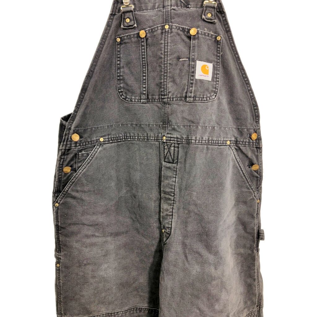 カーハート オーバーオール  ダブルニー 90s USA製 黒 W38 L30 楽天市場】90年代 USA製 Carhartt カーハート ダック ダブルニー