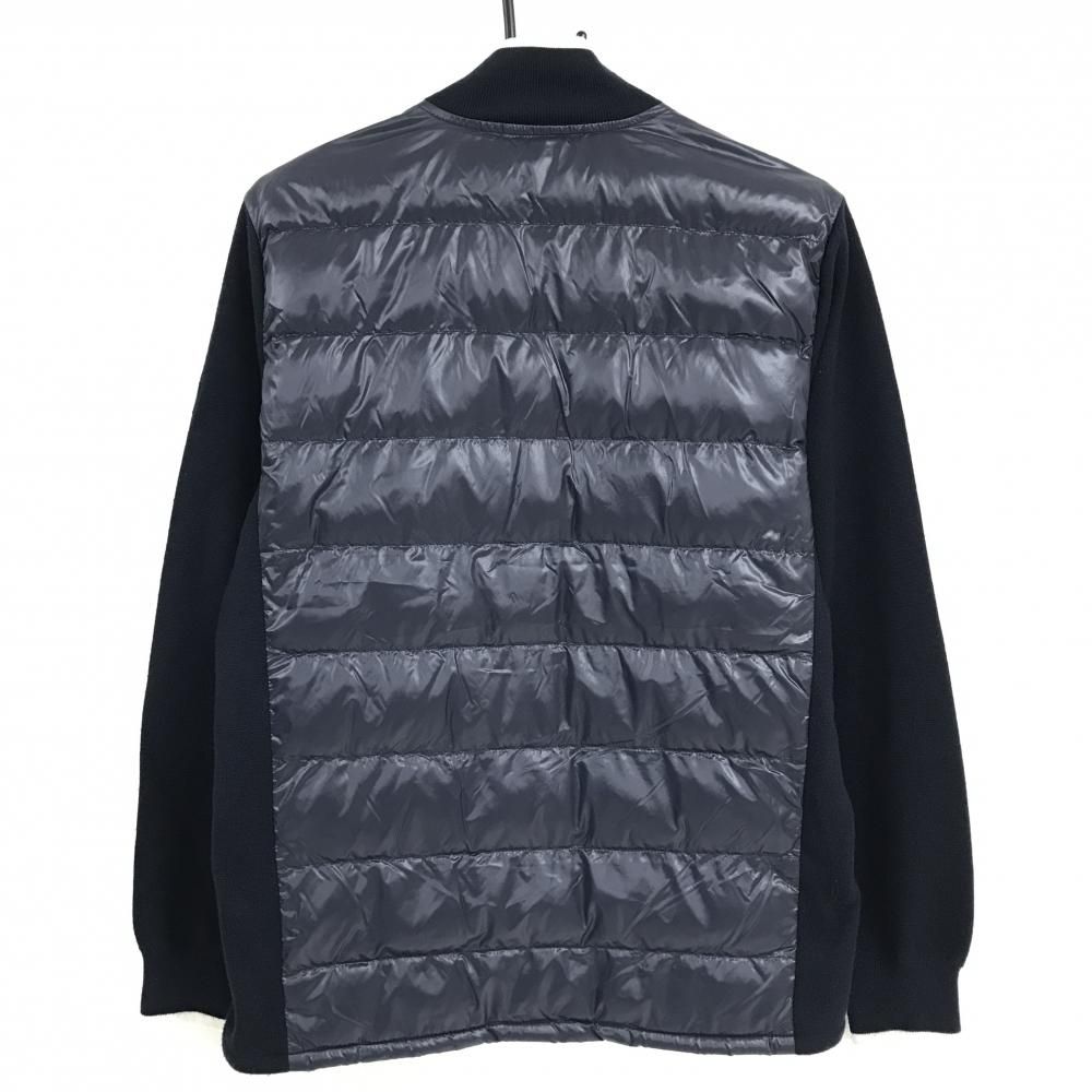 タイトリスト 中綿ニットジャケット ネイビー×白 身頃中綿 メンズ M ゴルフウェア TITLEIST