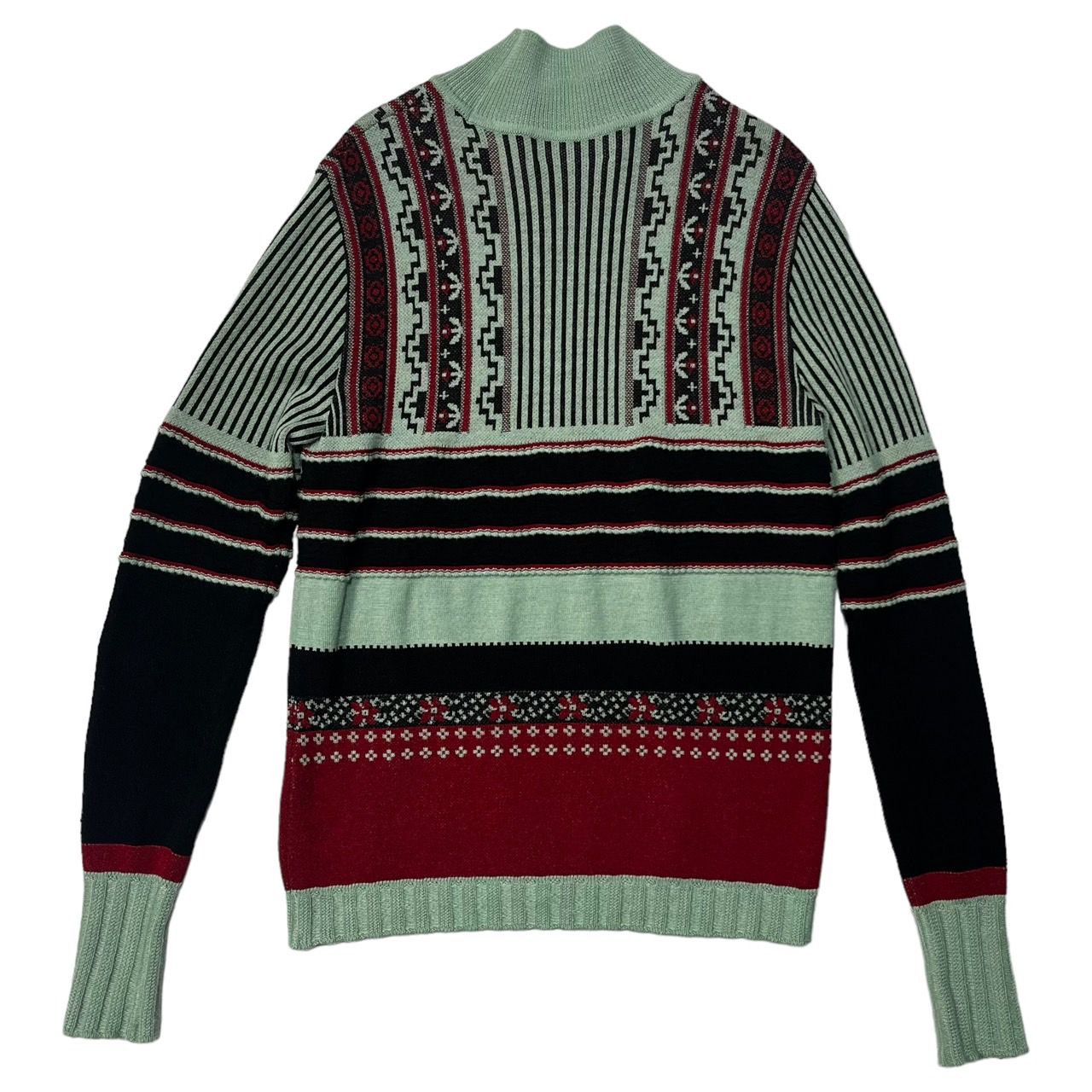 MAME KUROGOUCHI マメクロゴウチ フラワー ジャガード ニット