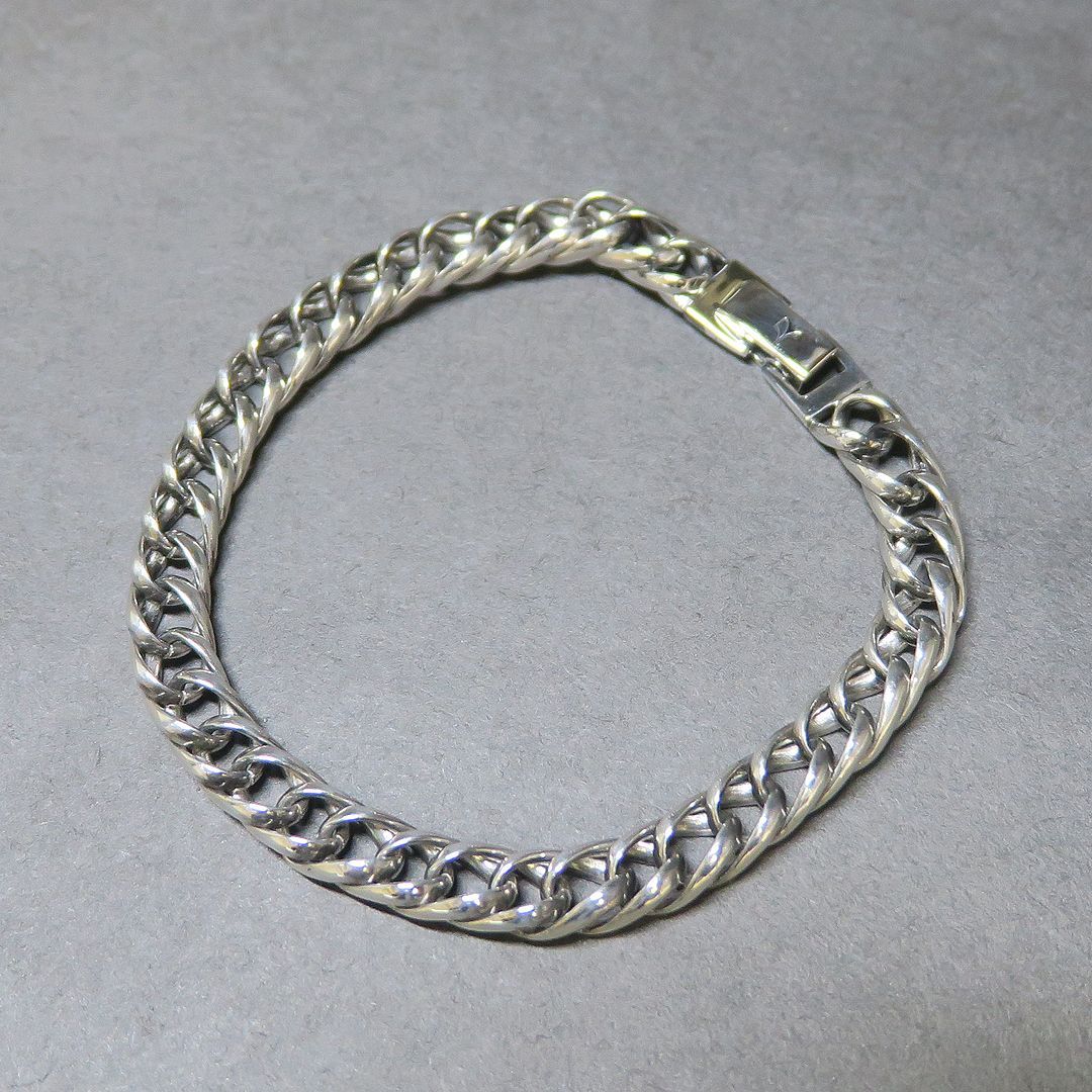 シルバー SV925 ツイストブレスレット 17.8g -buys