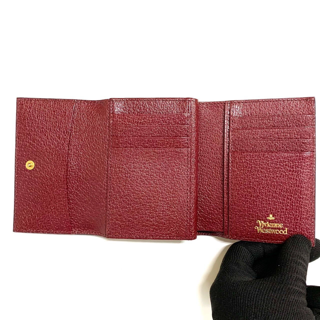Vivienne Westwoodヴィヴィアン・三つ折財布 レッド Vivienne Westwood