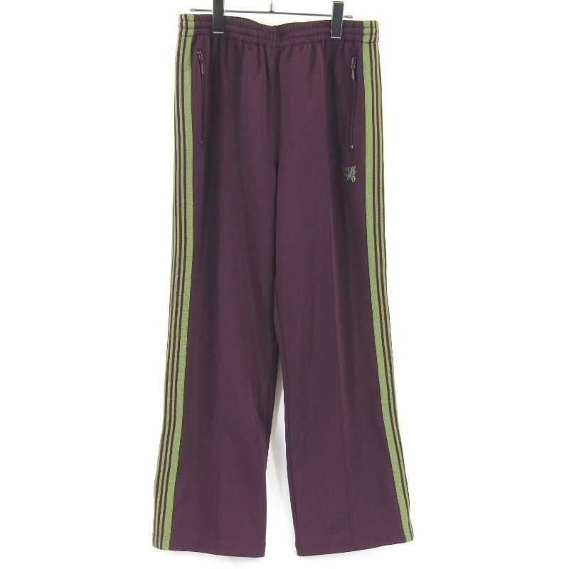 Needles ニードルズ トラックパンツ JO222 21AW Track Pant Poly Smooth ポリエステル 日本製 パープル M 65008596