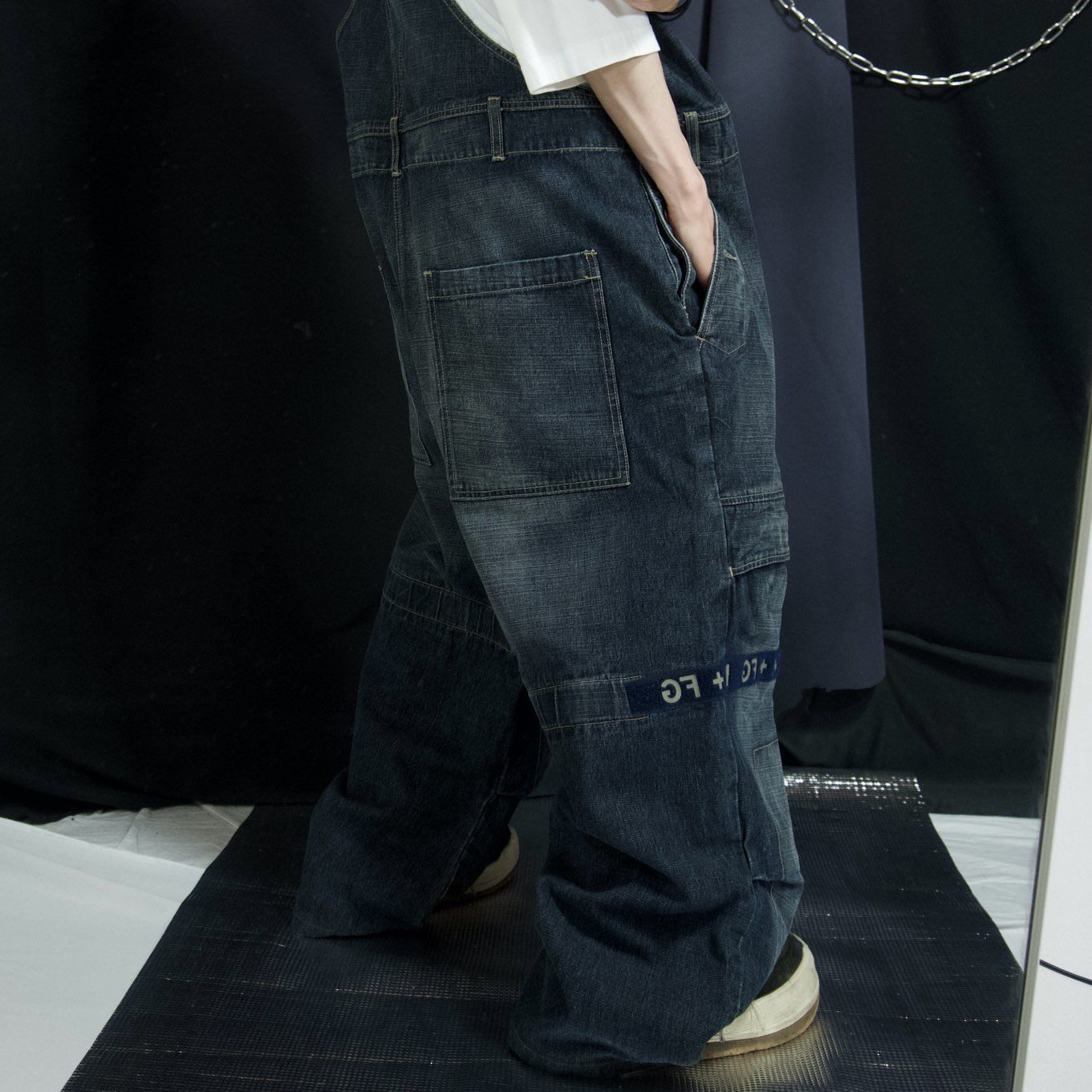 Marithe Francois Girbaud Denim Shuttle Pants Overall マリテ