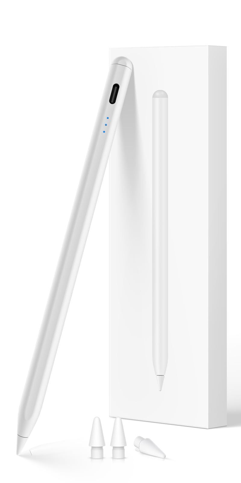 【人気商品】2018年以降iPad対応 ペンシル アップルペンシル Type-C急速充電 タッチペン ぺアリング不要 傾き感知/誤作動防止/超高感度/磁気吸着 iPad iPad Pro 11/12.9インチ、iPad Pro 11/13インチ(M4)、i