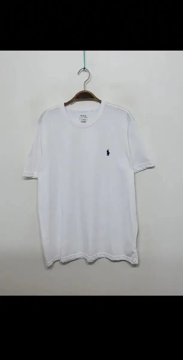 （ L ） Ralph Lauren(ラルフローレン) ポロ 半袖Tシャツ 白 ロゴ コットンTシャツ ラウンド
