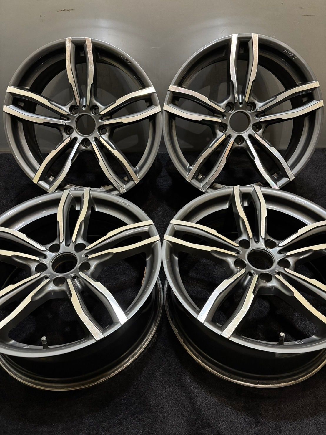 MAK MFF 19インチ 8J 36 120 5H アルミホイール 4本 BMW 3シリーズ 4シリーズ 2-K274