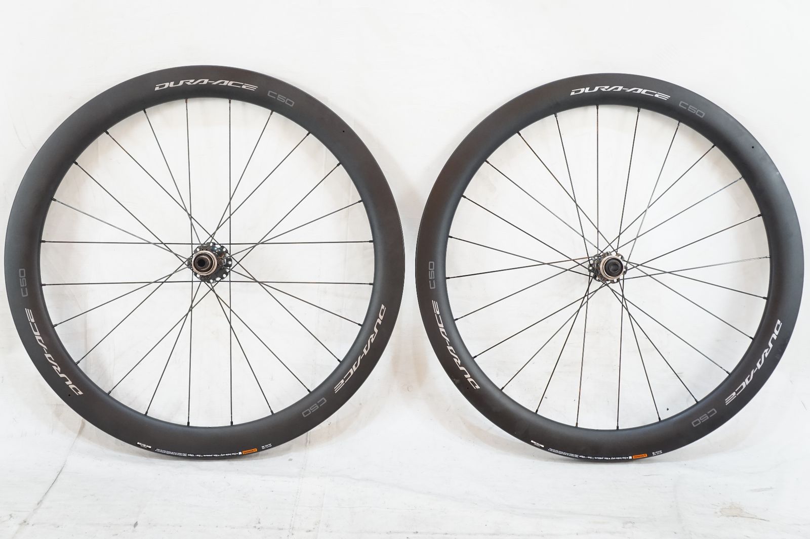 WH-9270-C50 美品 DURA-ACE チューブレスホイール 前後セット SHIMANO 「シマノ」 DURA-ACE WH-R9270 C50 シマノ12速 ホイールセット