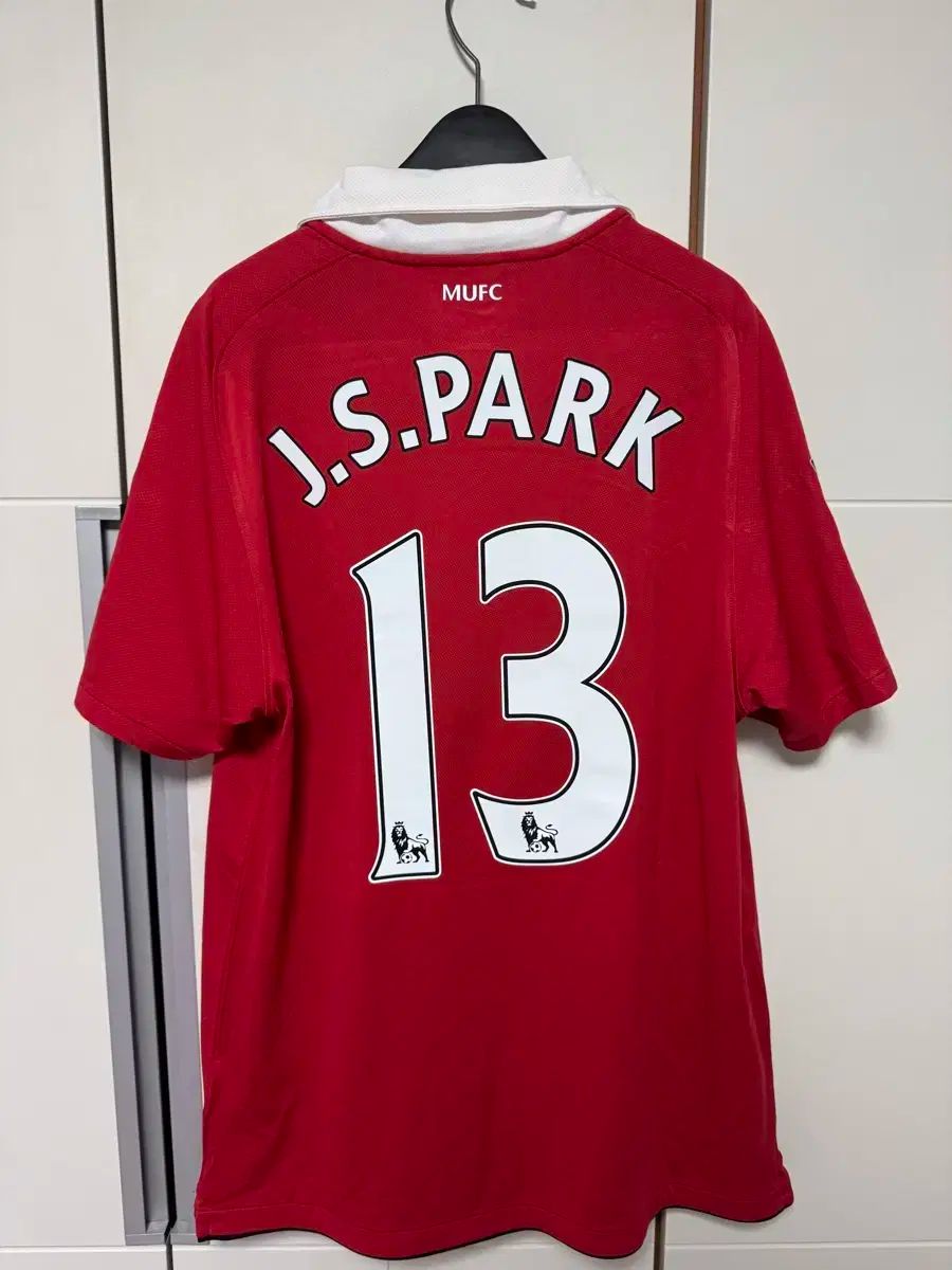 マンチェスター・ユナイテッド J.S.PARK パク・チソン13番　10-11 マンチェスター・ユナイテッド J.S.PARK パク・チソン13番10-11