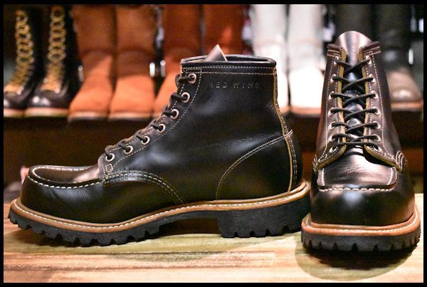 8.5E 美品 19年】レッドウィング 9878 アイリッシュセッター ブラック 