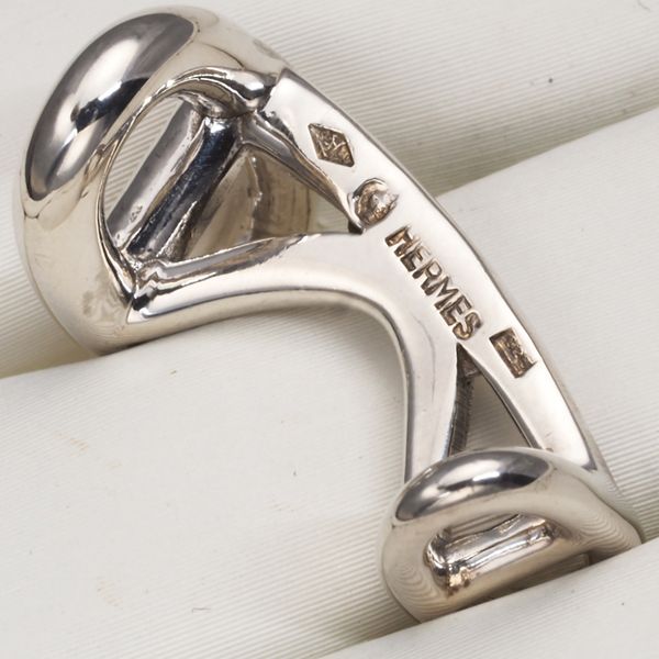⚪︎HERMES エルメス カフスリンクス ロープ シュロワ 925 シルバー HERMES エルメス カフスリンクス ロープ シュロワ 925 シルバー