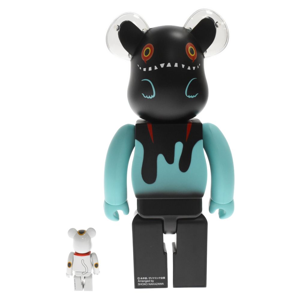 MEDICOM TOY - MEDICOM TOY メディコムトイ BE@RBRICK デビルマン バイロン 100% & 400% ベアブリック フィギュア ブルー MEDICOM TOY (メディコムトイ) BE@RBRICK デビルマン バイロン