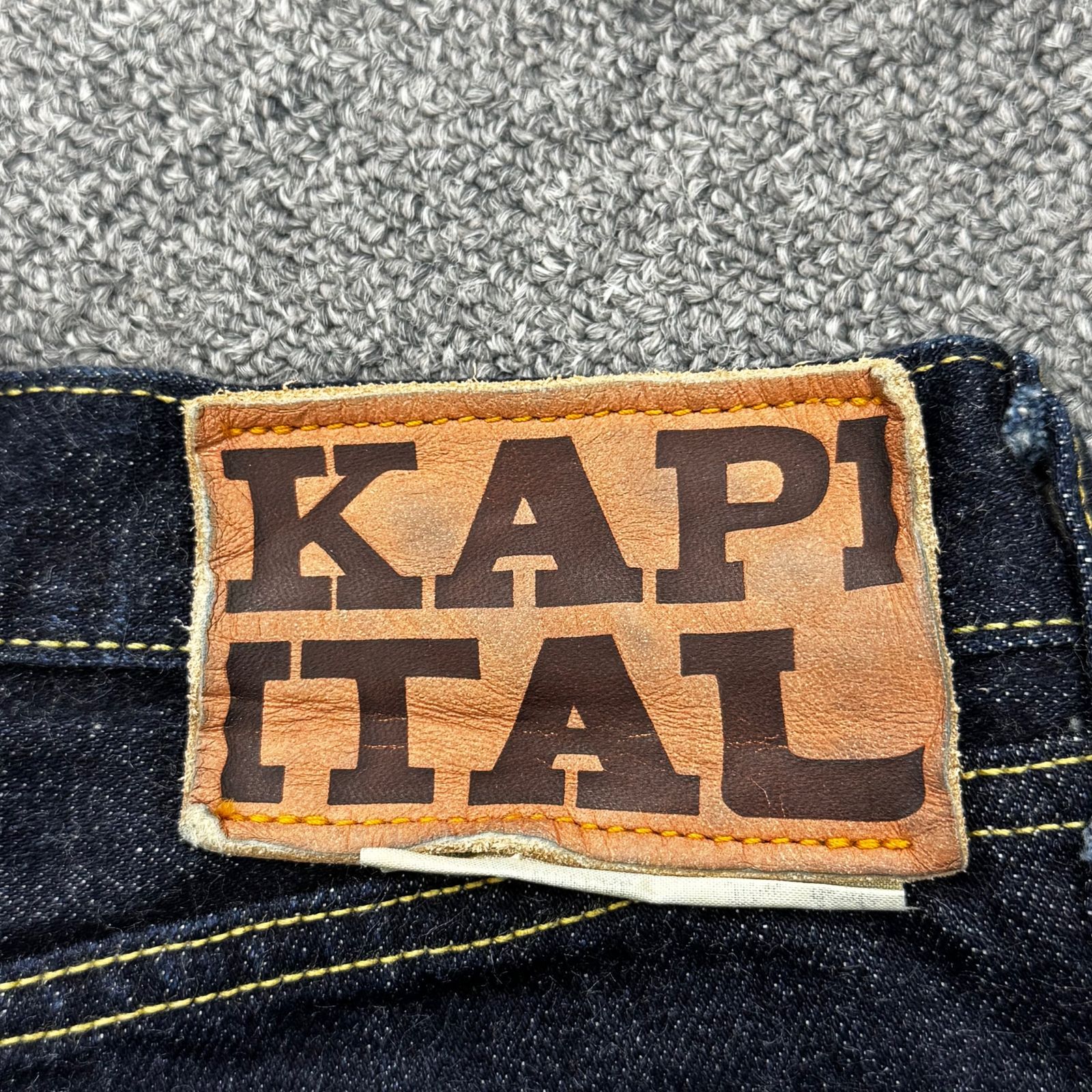 参考上代25080円 KAPITAL 14ozデニム5PモンキーCISCO デニムパンツ 