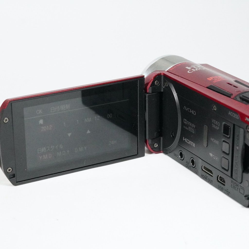 Canon キャノン iVIS HF R32 レッド 元箱 動作OK 返金保証 /1998