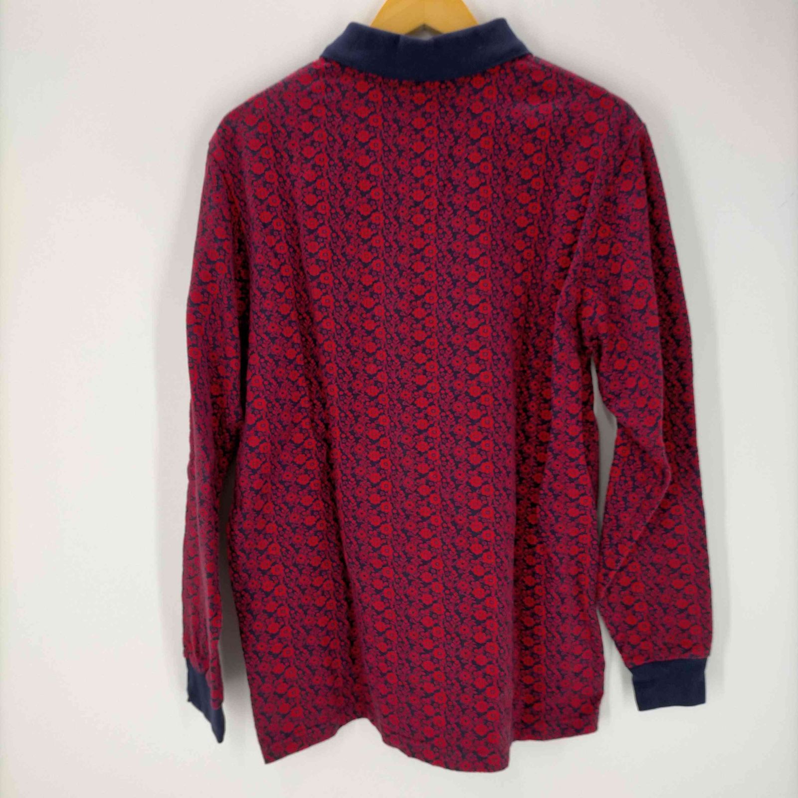 シュプリーム Supreme 18AW Floral Jacquard Zip L/S Polo