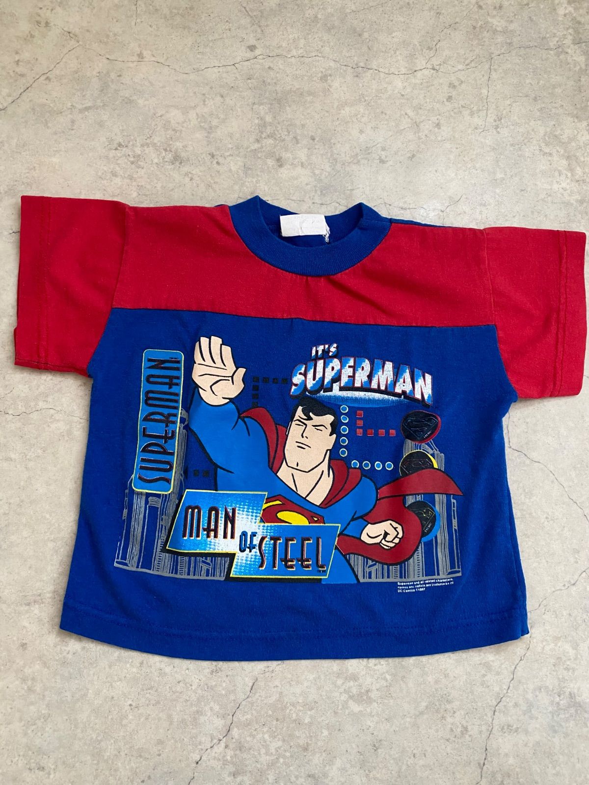 Size100】90s スーパーマン 半袖Tシャツ US古着 ヴィンテージ