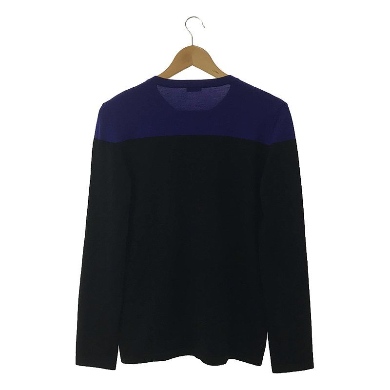 JIL SANDER NAVY / ジルサンダーネイビー | バイカラー ウール