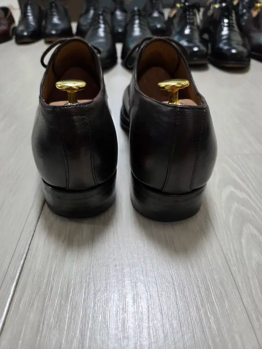  カルロス サントス 8627 ダークブラウン オックスフォード ローファー ブーツ 革靴