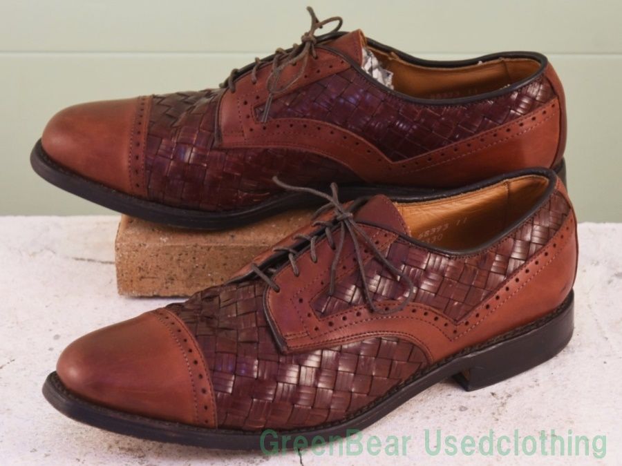 Y166 ALLEN EDMONDS ビンテージ メンズブーツ ワイズ細め 茶 メンズ 9D 27cm