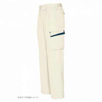 アイトス カーゴパンツ 2タック アイボリー 001 73 6574