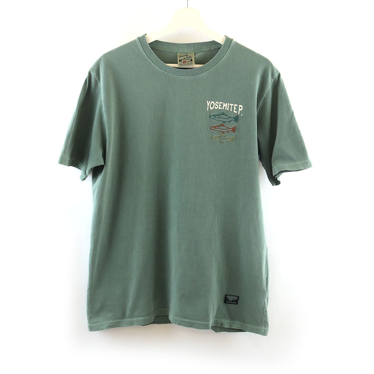 【雷市場（ポンジャン）商品韓国直送】 L ／ ヨセミテ ナチュラルウォッシュ メンズ半袖 Tシャツ P020 ー 065