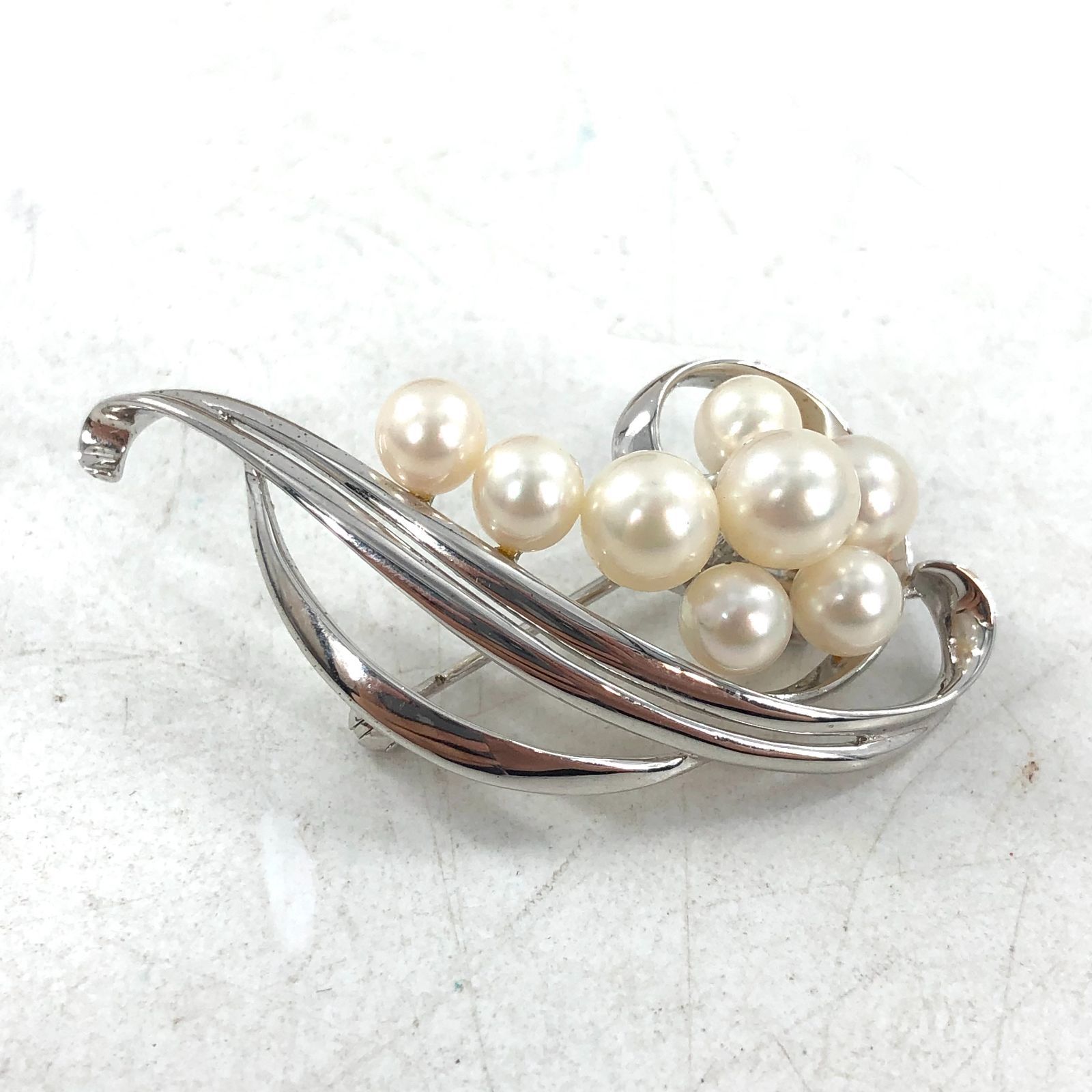 M04/057 MIKIMOTO ミキモト パールブローチ シルバー M04/057 MIKIMOTO ミキモト パールブローチ シルバー - メルカリ