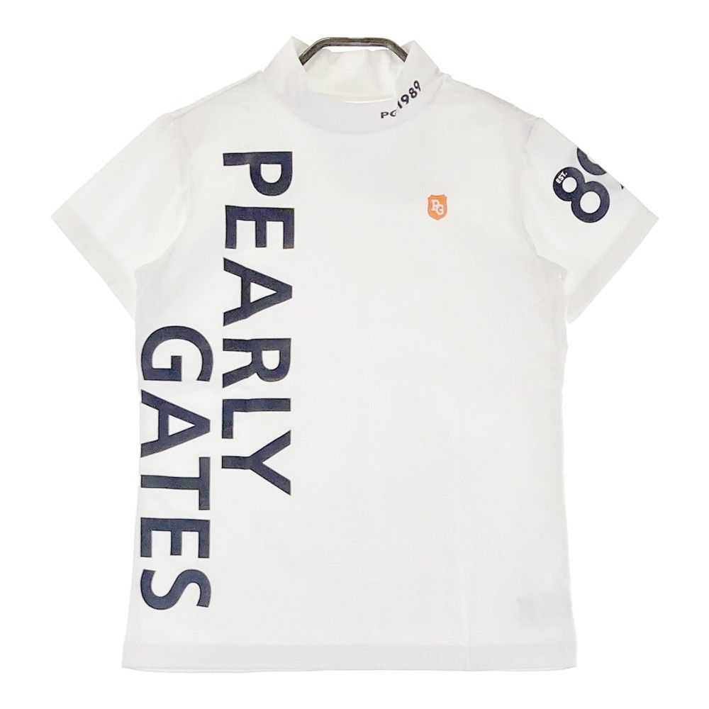 PEARLY GATES ハイネックTシャツ ホワイト PEARLY GATES パーリーゲイツ ハイネック 長袖 インナー Tシャツ