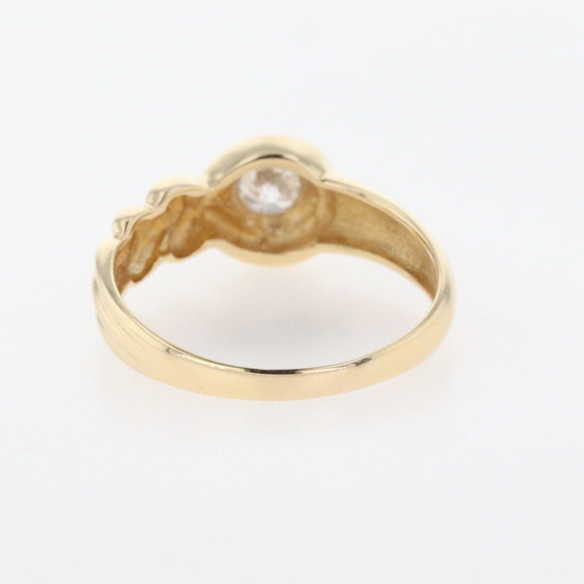 メレダイヤ デザインリング 11号 K18 メレダイヤ デザインリング 11号 K18