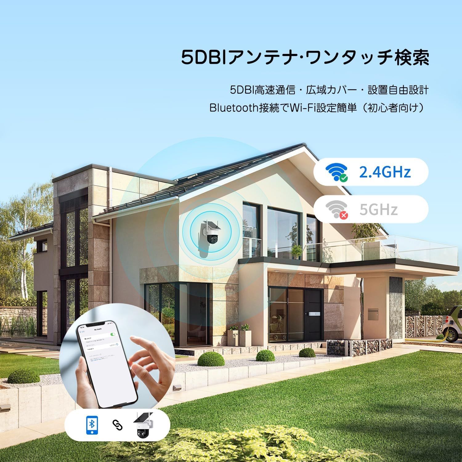 【ソーラー真一体型・高効率充電】 YESRAMO 防犯カメラ 屋外 ソーラー Amazon.co.jp: 【2025進化ソーラー真一体型・高効率充電