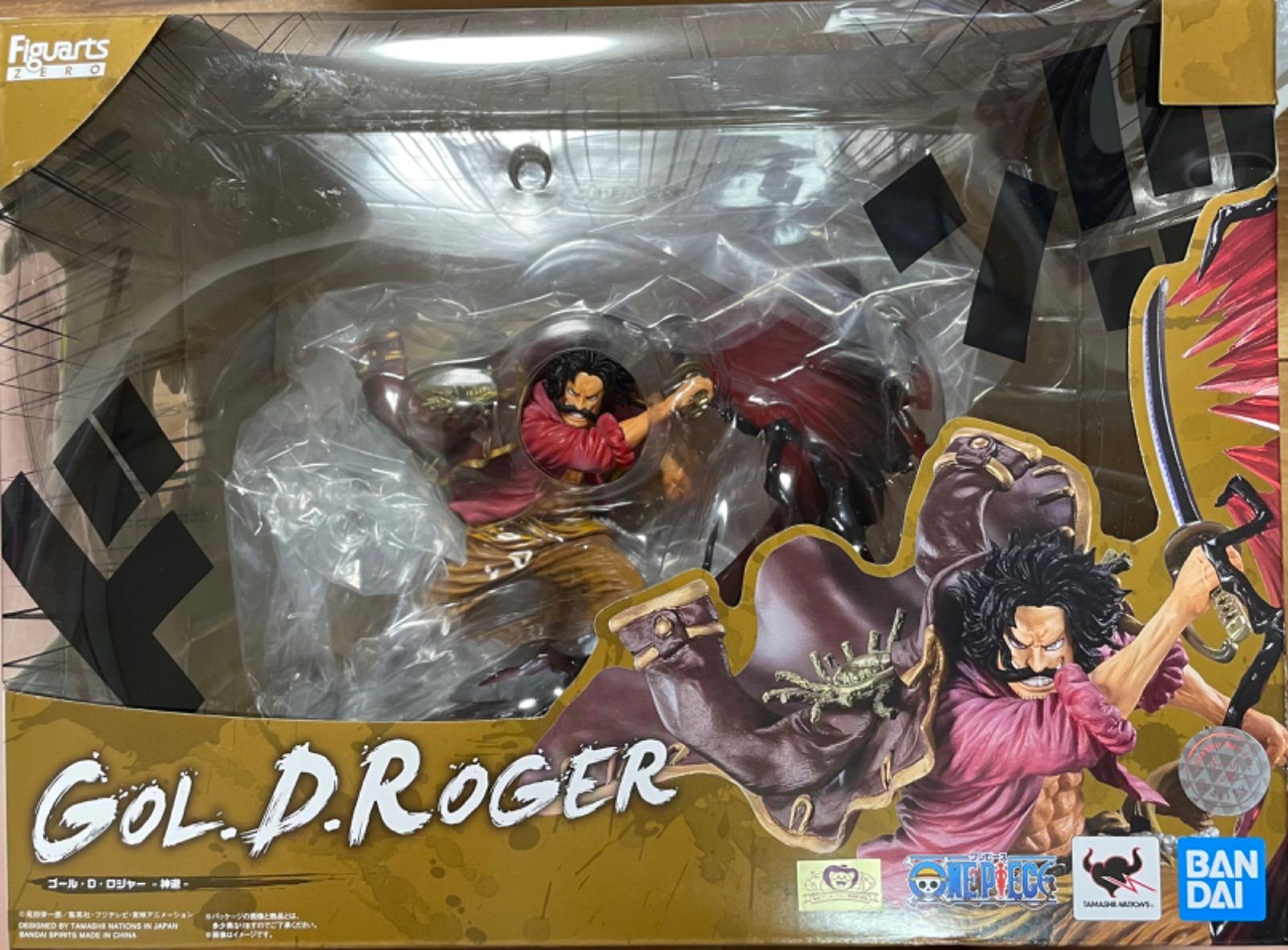 ワンピース ゴール・D・ロジャー 神避 フィギュアーツゼロ ONE PIECE バンダイ BANDAI GOL・D・ROGER Figuarts  ZERO 【未開封品】【アウトレット倉庫在庫】【外箱傷みあり】【北海道、沖縄、離島はお届け不可】 - メルカリ