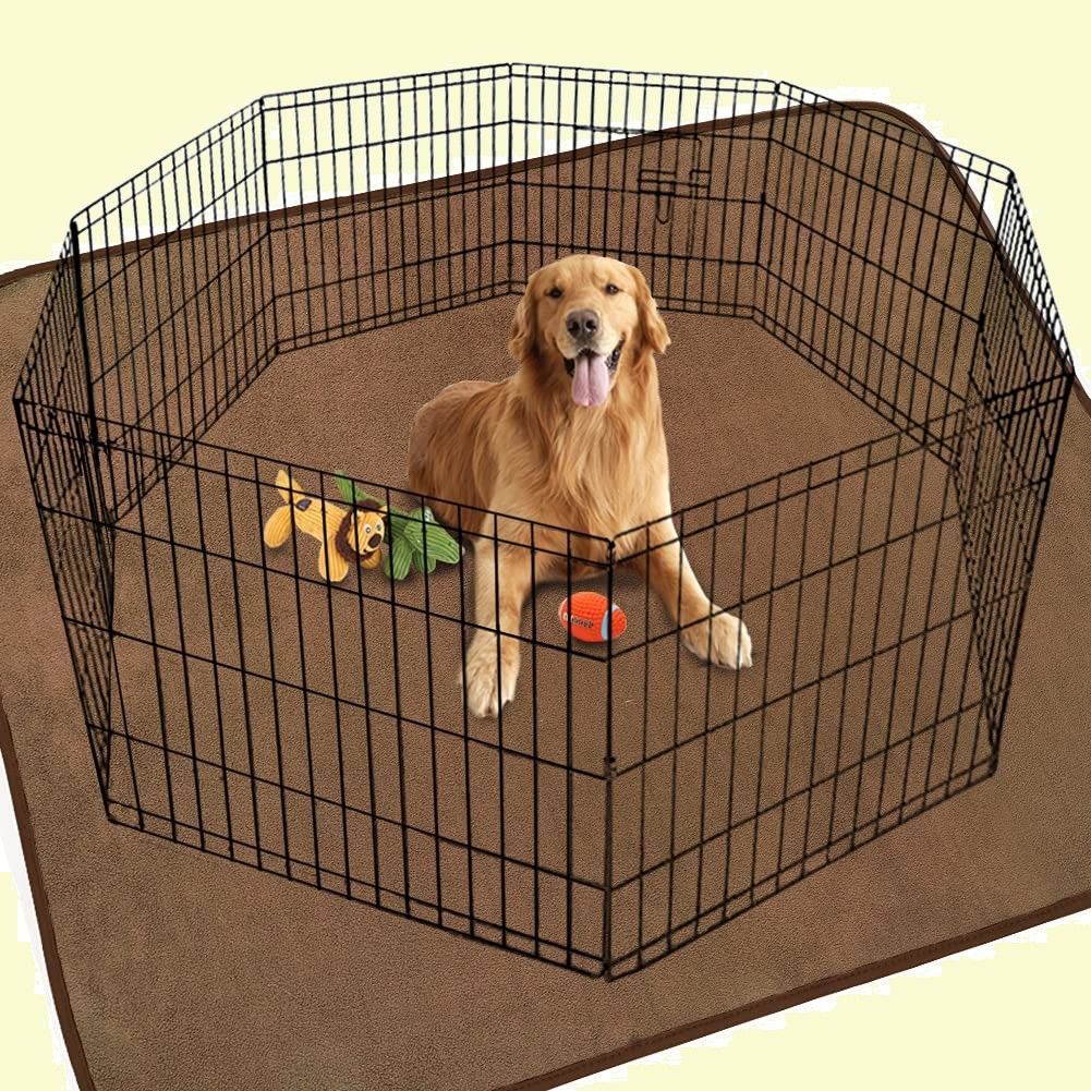 新着商品 犬 猫用洗えるペットシーツ おしっこパッド ペット用 下敷き マット 速乾 滑り止め加工 介護シーツ 洗濯機で丸洗い 繰り返し利用 ブラウン 165x122cm ２枚セット