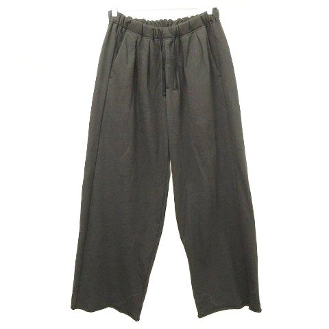 アンセルム ANCELLM タック スウェット パンツ ANC-PT89 裏毛 1 チャコール