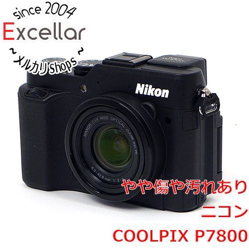 bn 13 Nikon製 デジカメ COOLPIX P7800 ブラック|1219万画素 液晶画面いたみ