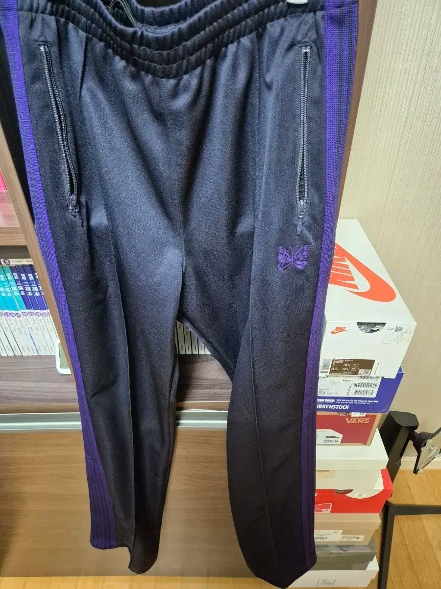 Needles ニードルズ　トラックパンツ　ナロー　ネイビー パープル NEEDLES(ニードルズ) 21SS Narrow Track Pant ナロー トラック