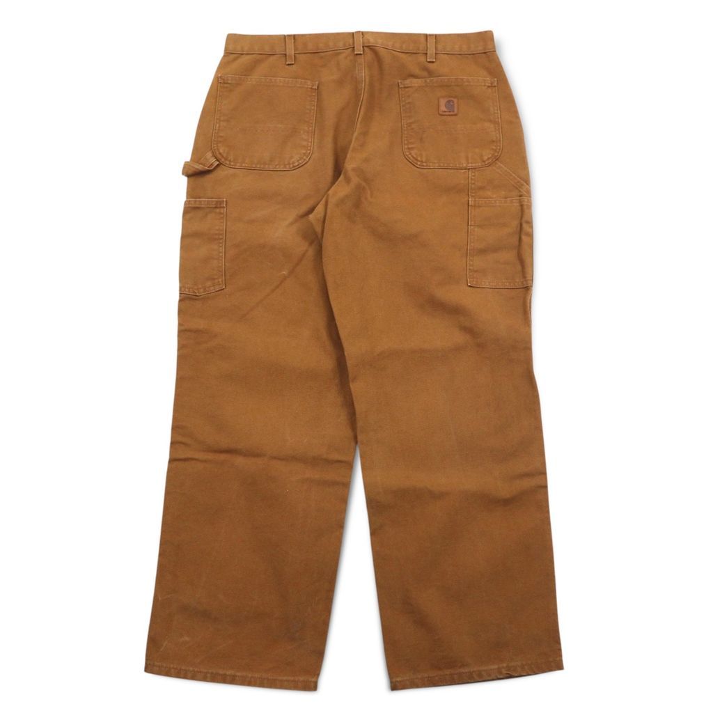 carhartt ルーズフィット ダック ペインターパンツ L ブラウン ウォッシュド B 11-BRN メキシコ製