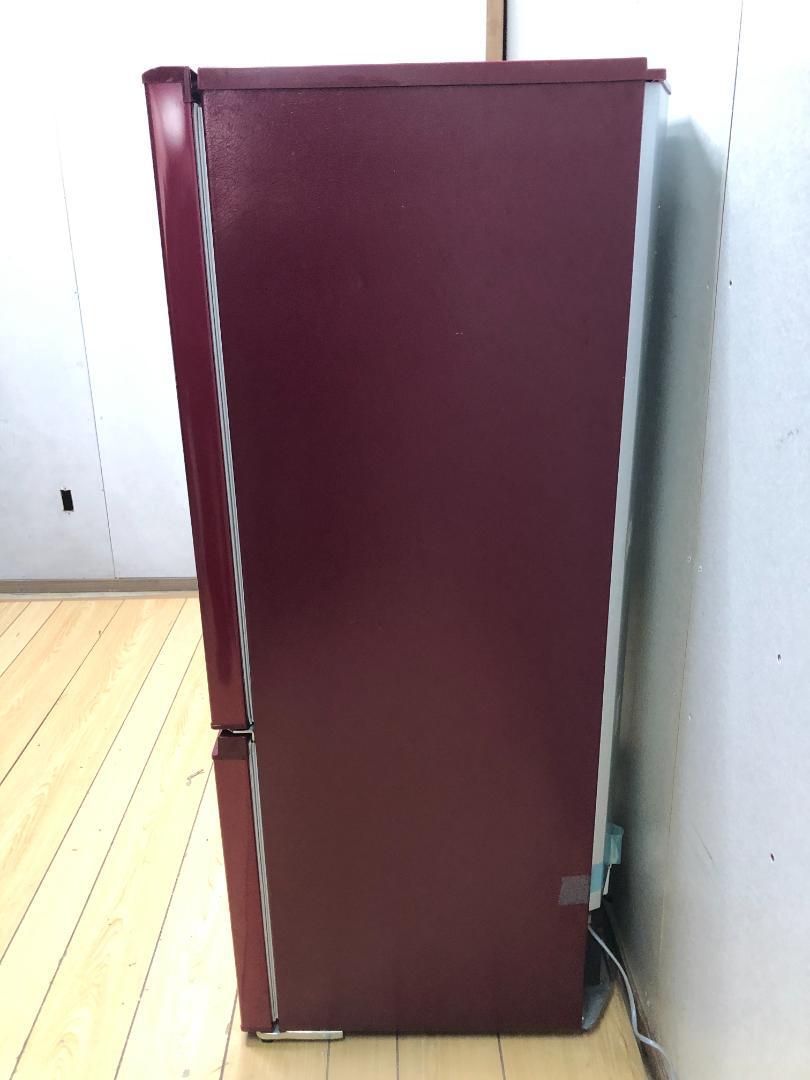 AQUA アクア ノンフロン冷凍冷蔵庫 AQR-18H 2019年式 レッド 赤 2ドア